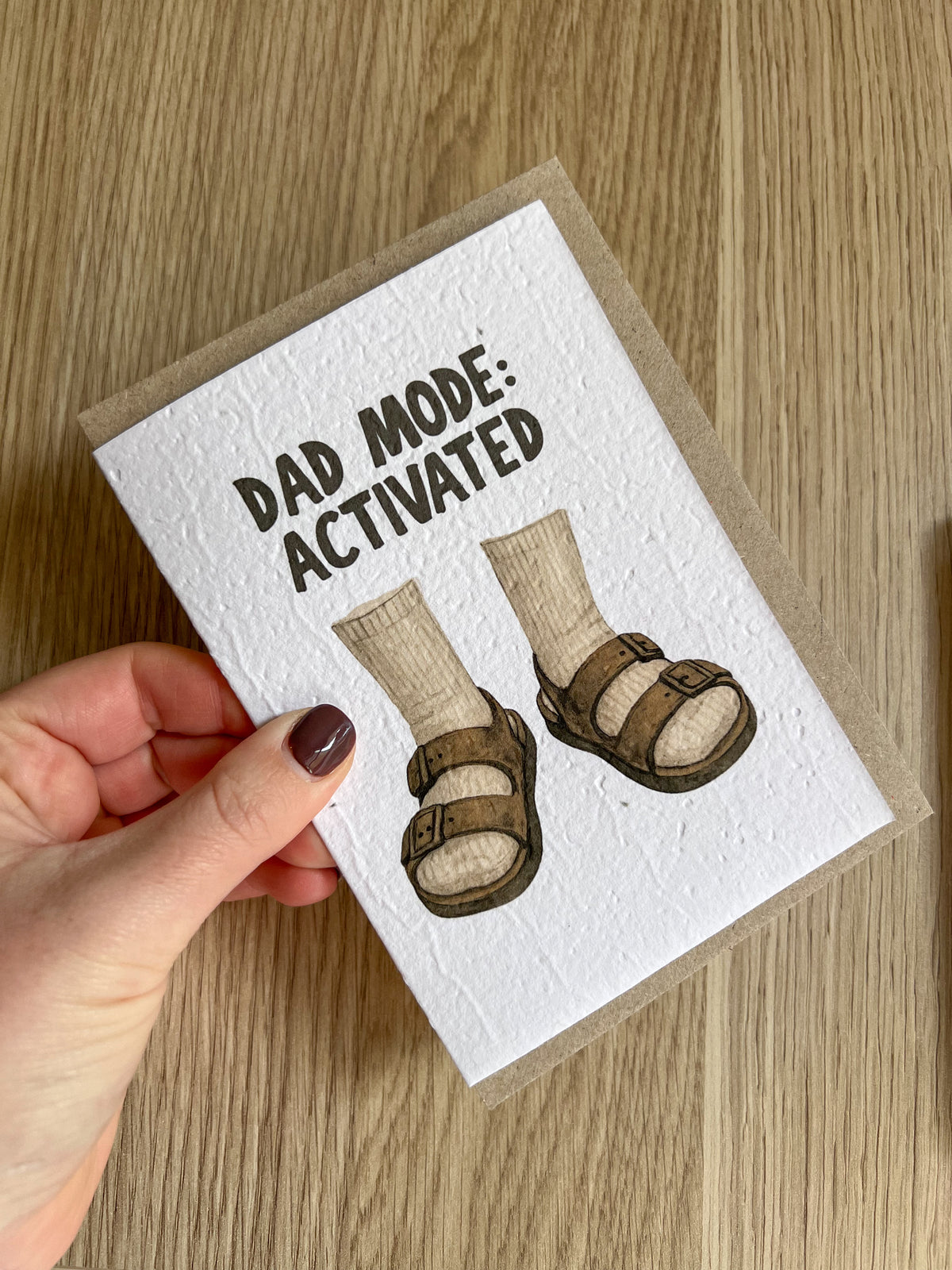 DAD'S PLANTABLE GREETING CARD | FATHER'S DAY GIFT
