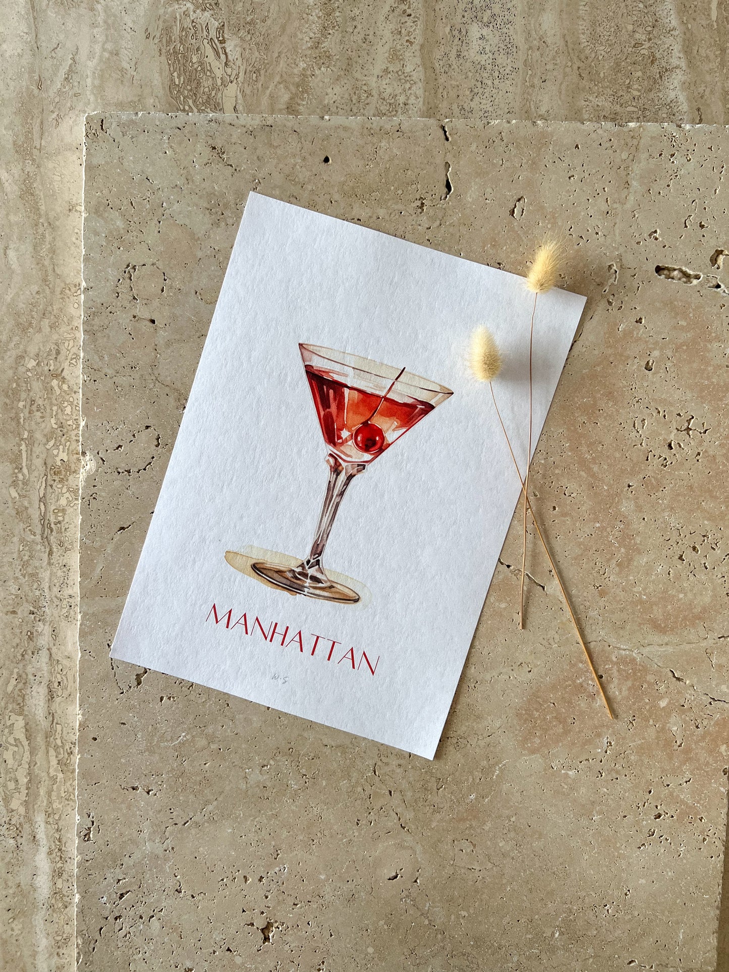 MANHATTAN COCKTAIL PRINT COLLECTION BY WILLOW AND SAGE CO