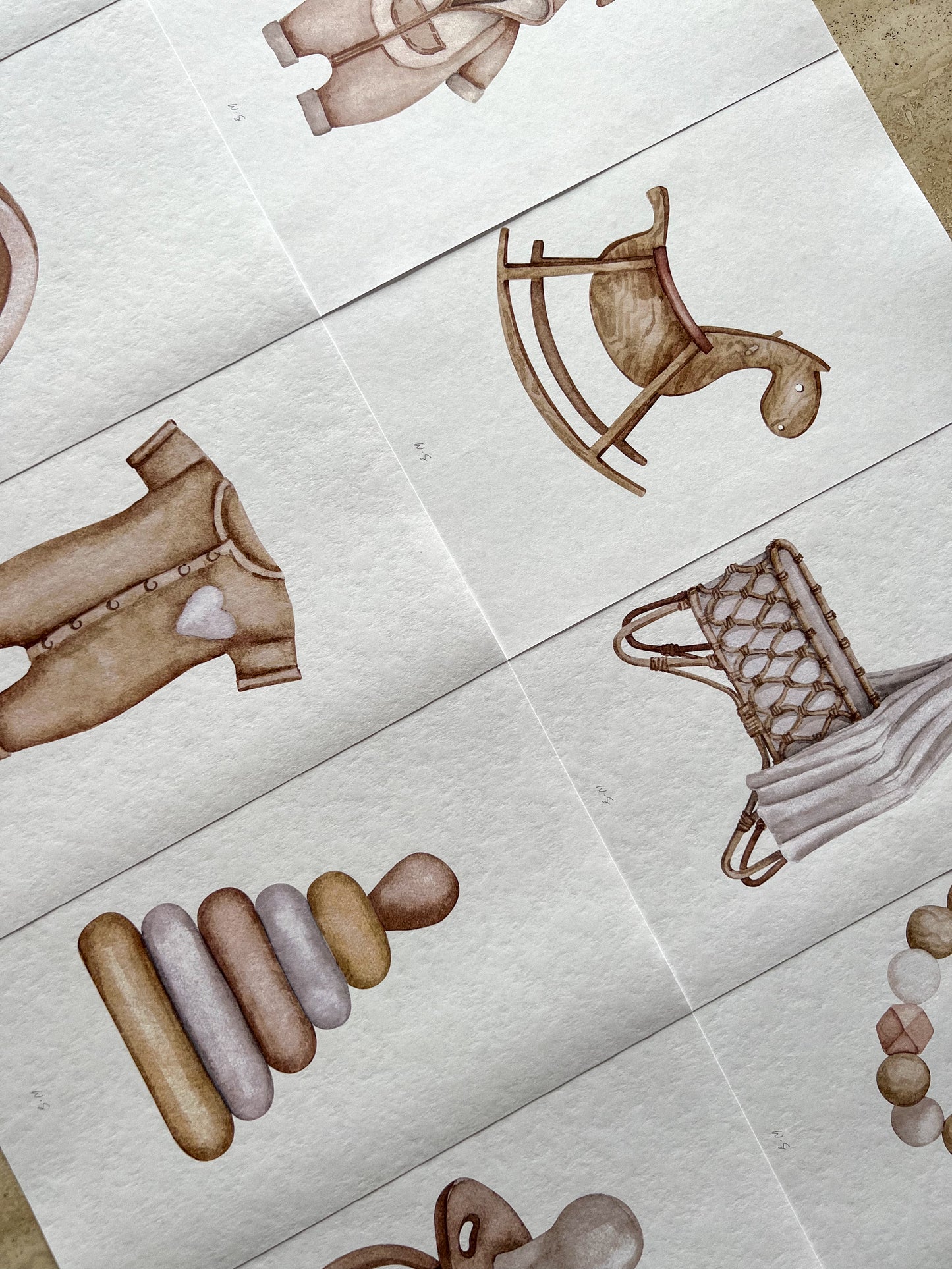 NEUTRAL NURSERY BOHO PRINT COLLECTION BY WILLOW AND SAGE CO
