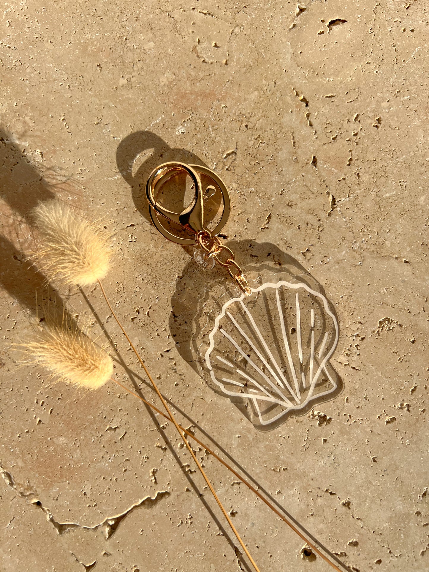 SEA SHELL KEYCHAINS