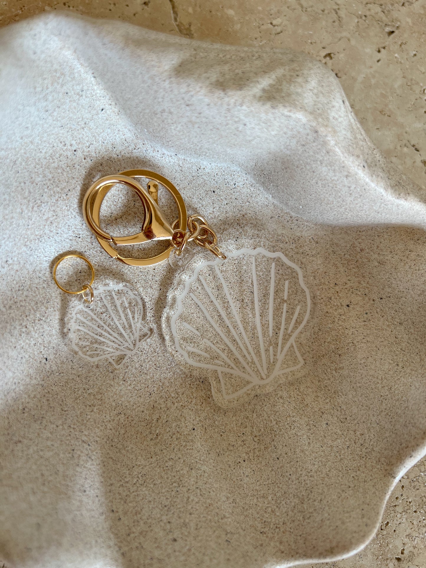 SEA SHELL DOG TAG | OCEAN THEMED PET TAG | ACCESSORY CHARM
