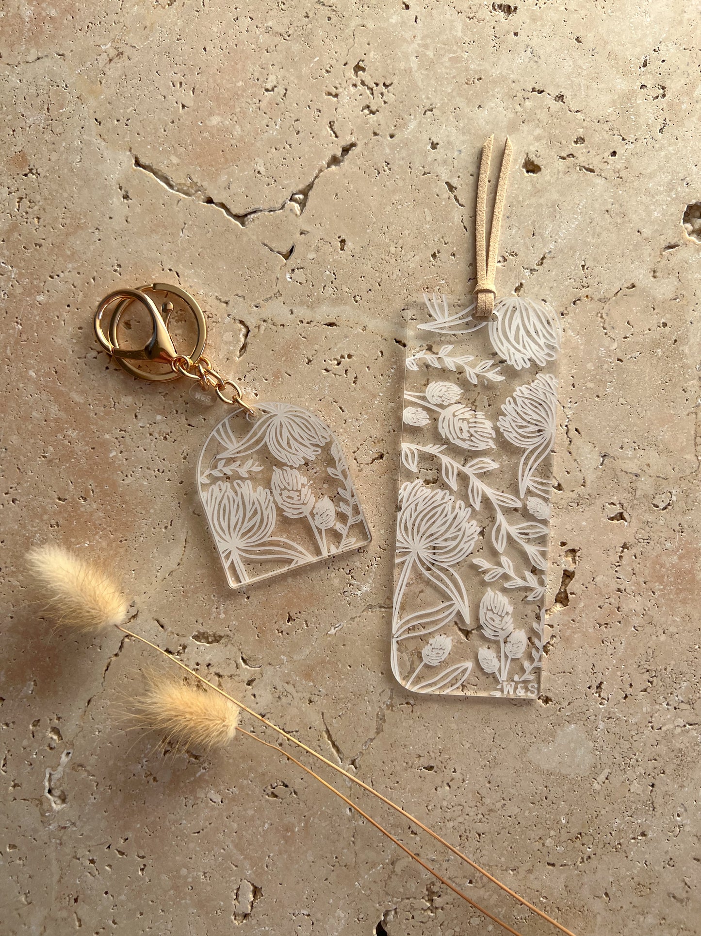 WILDFLOWER 2.0 CURVED BOOKMARK AND ARCH KEYCHAIN BY WILLOW & SAGE CO