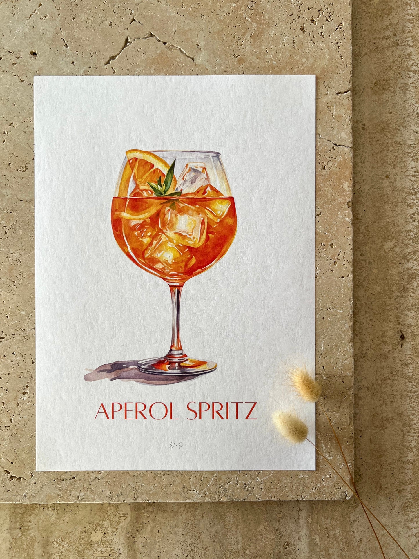 APEROL SPRITZ COCKTAIL PRINT