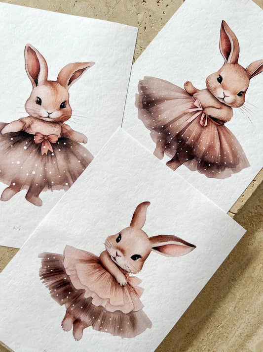BALLERINA BUNNY PRINT COLLECTION