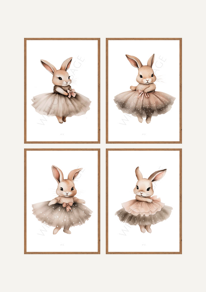 BALLERINA BUNNY PRINT COLLECTION