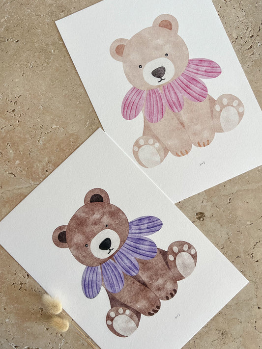 BEARS & BLOOMS PRINT COLLECTION