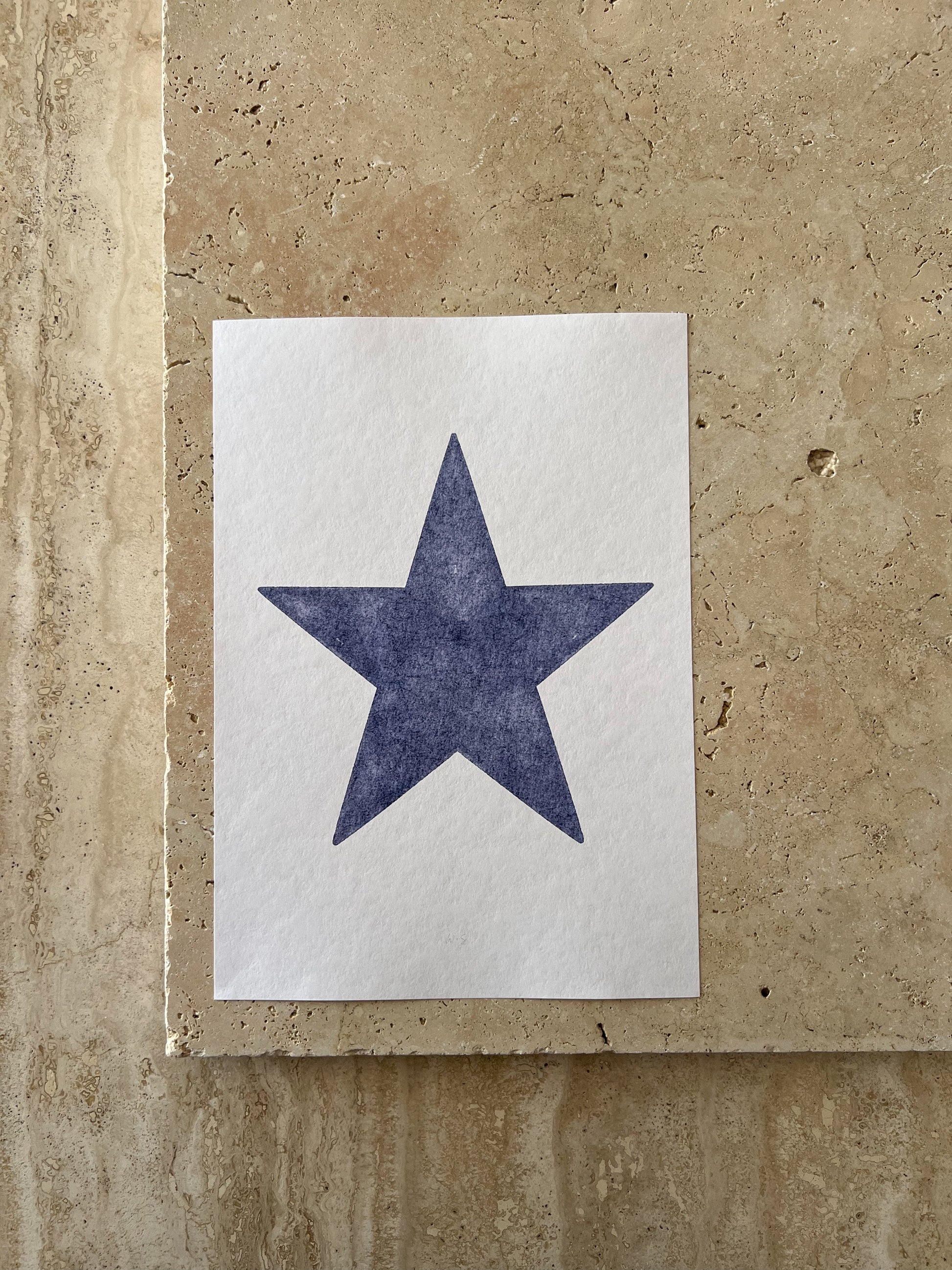 BLUE STAR SPACE BEARS PRINT COLLECTION BY WILLOW AND SAGE CO