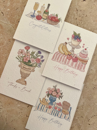 SUNDAY BRUNCH PLANTABLE GREETING CARDS