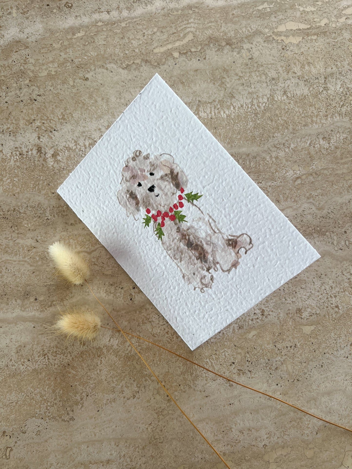 CHRISTMAS DOGS PLANTABLE GREETING CARDS