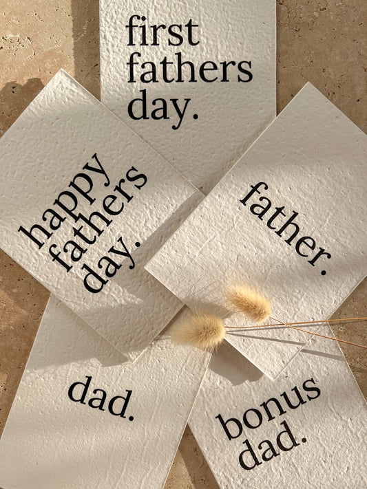 FATHERS DAY PLANTABLE GREETING CARDS