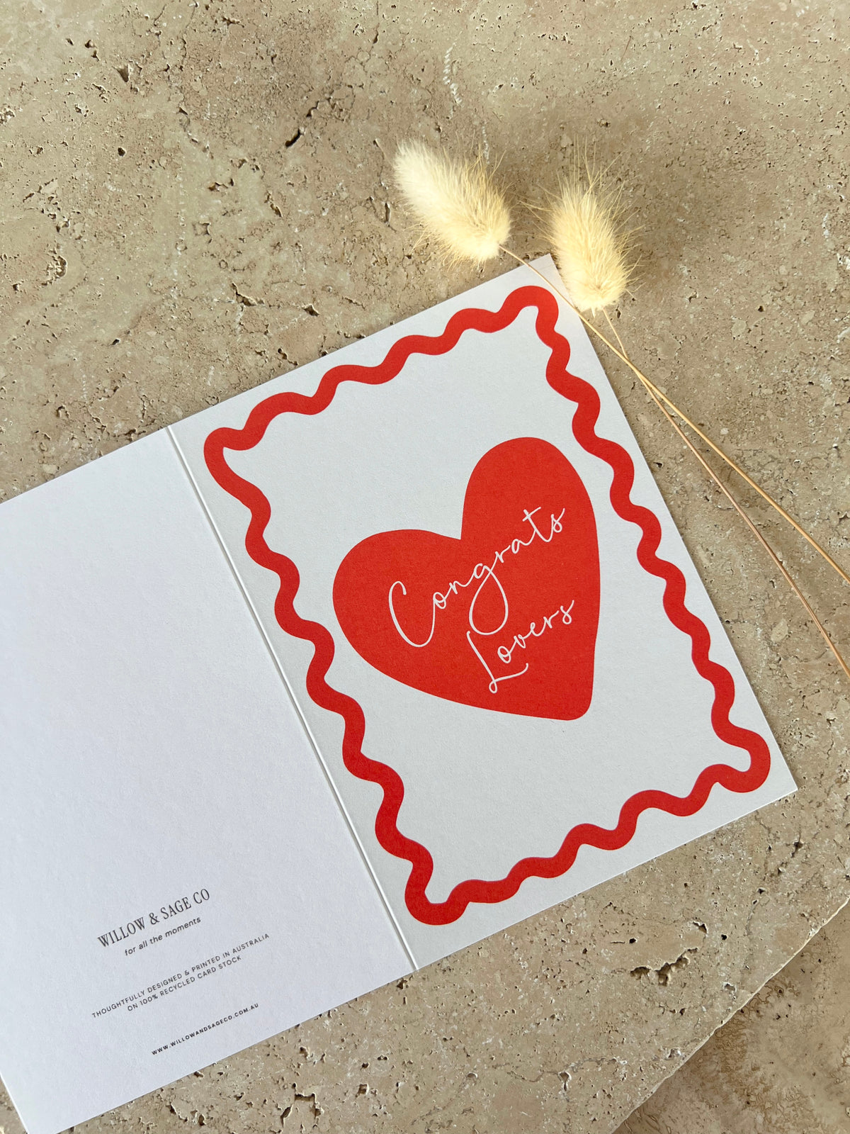 CONGRATS LOVERS PREMIUM GREETING CARDS