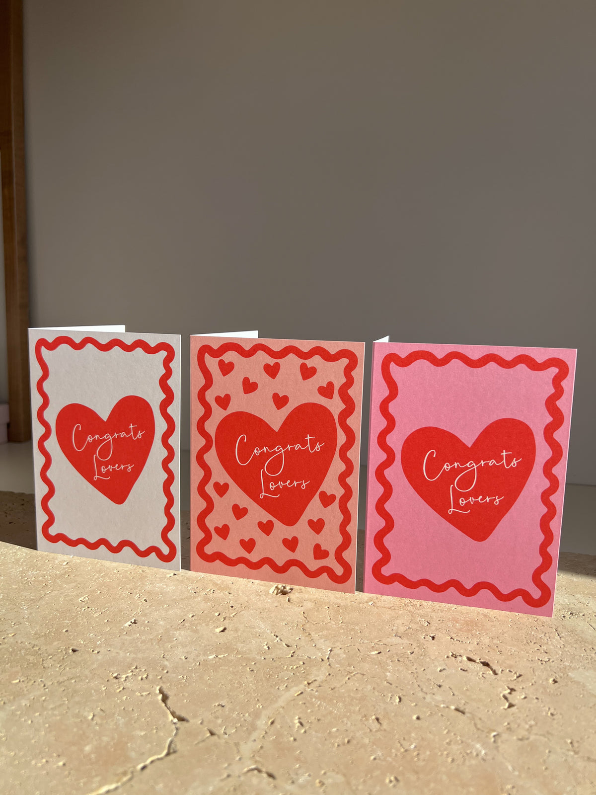 CONGRATS LOVERS PREMIUM GREETING CARDS