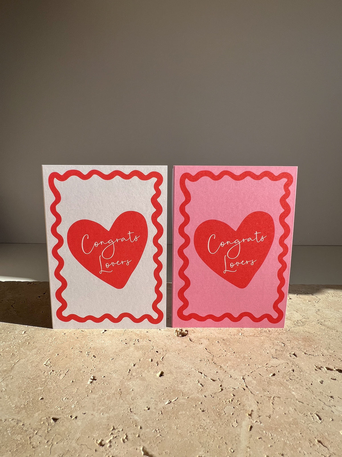 CONGRATS LOVERS PREMIUM GREETING CARDS