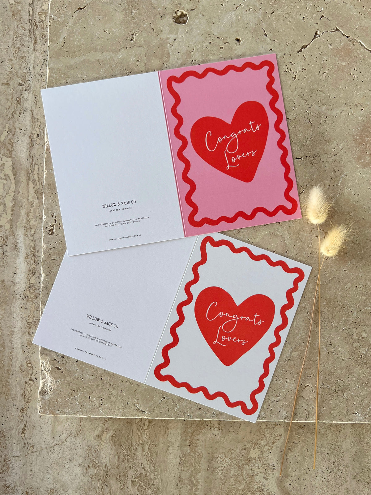 CONGRATS LOVERS PREMIUM GREETING CARDS