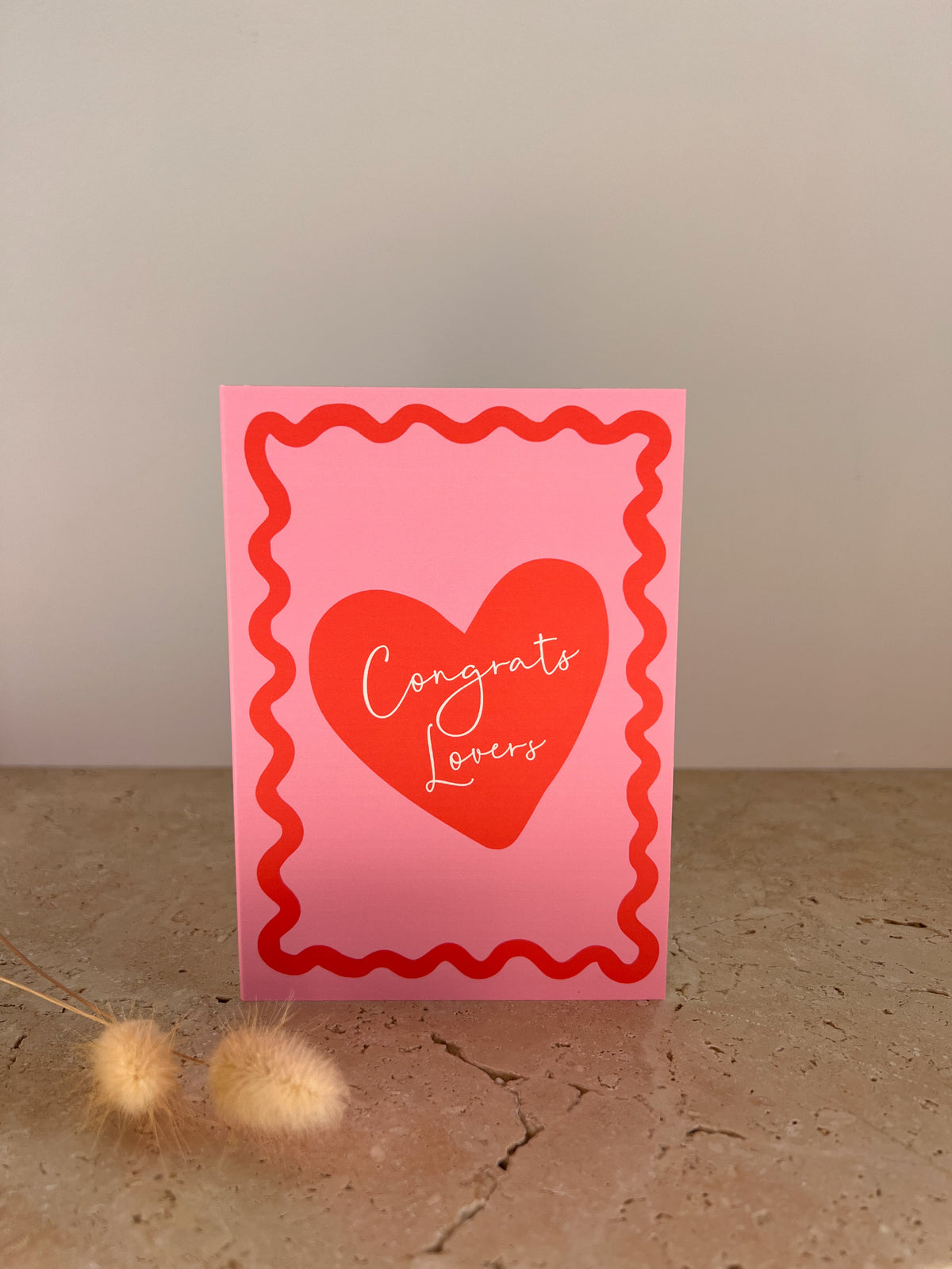CONGRATS LOVERS PREMIUM GREETING CARDS