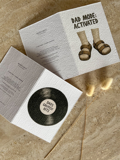 DAD'S PLANTABLE GREETING CARD | FATHER'S DAY GIFT