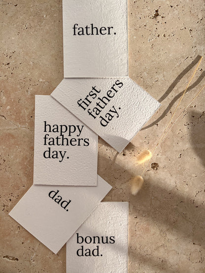 FATHERS DAY PLANTABLE GREETING CARDS