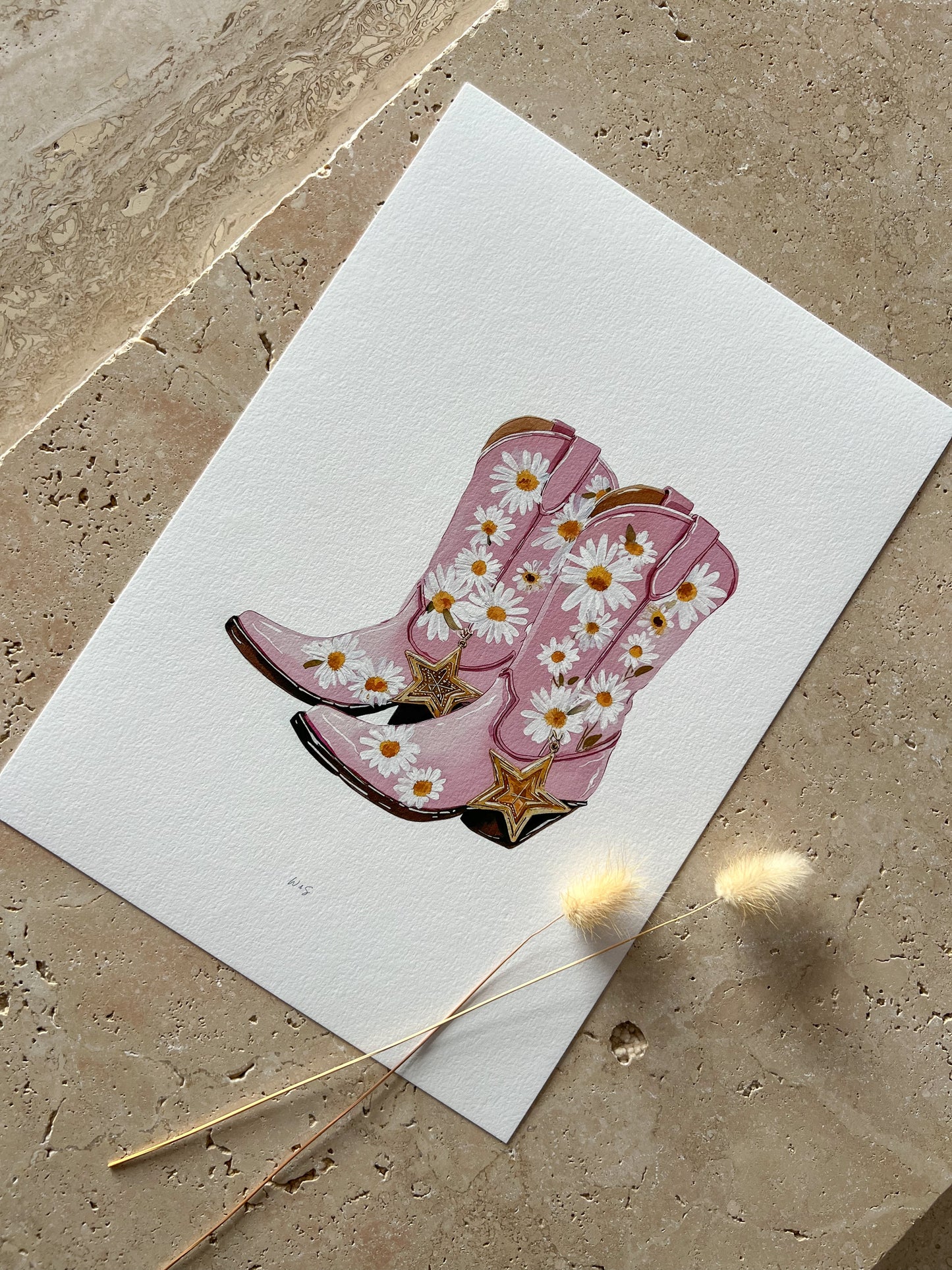 DAISY BOOTS LITTLE BLUSH RODEO PRINT COLLECTION BY WILLOW & SAGE CO