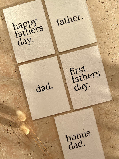FATHERS DAY PLANTABLE GREETING CARDS