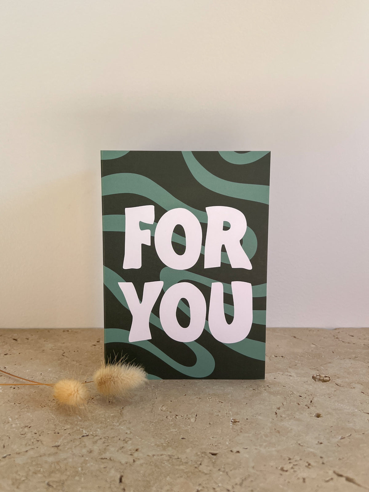 FOR YOU PREMIUM GREETING CARD | GROOVY CARD