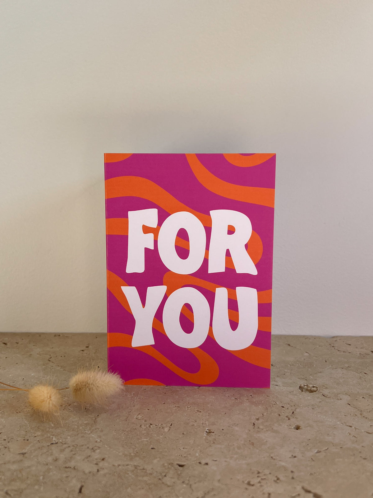 FOR YOU PREMIUM GREETING CARD | GROOVY CARD