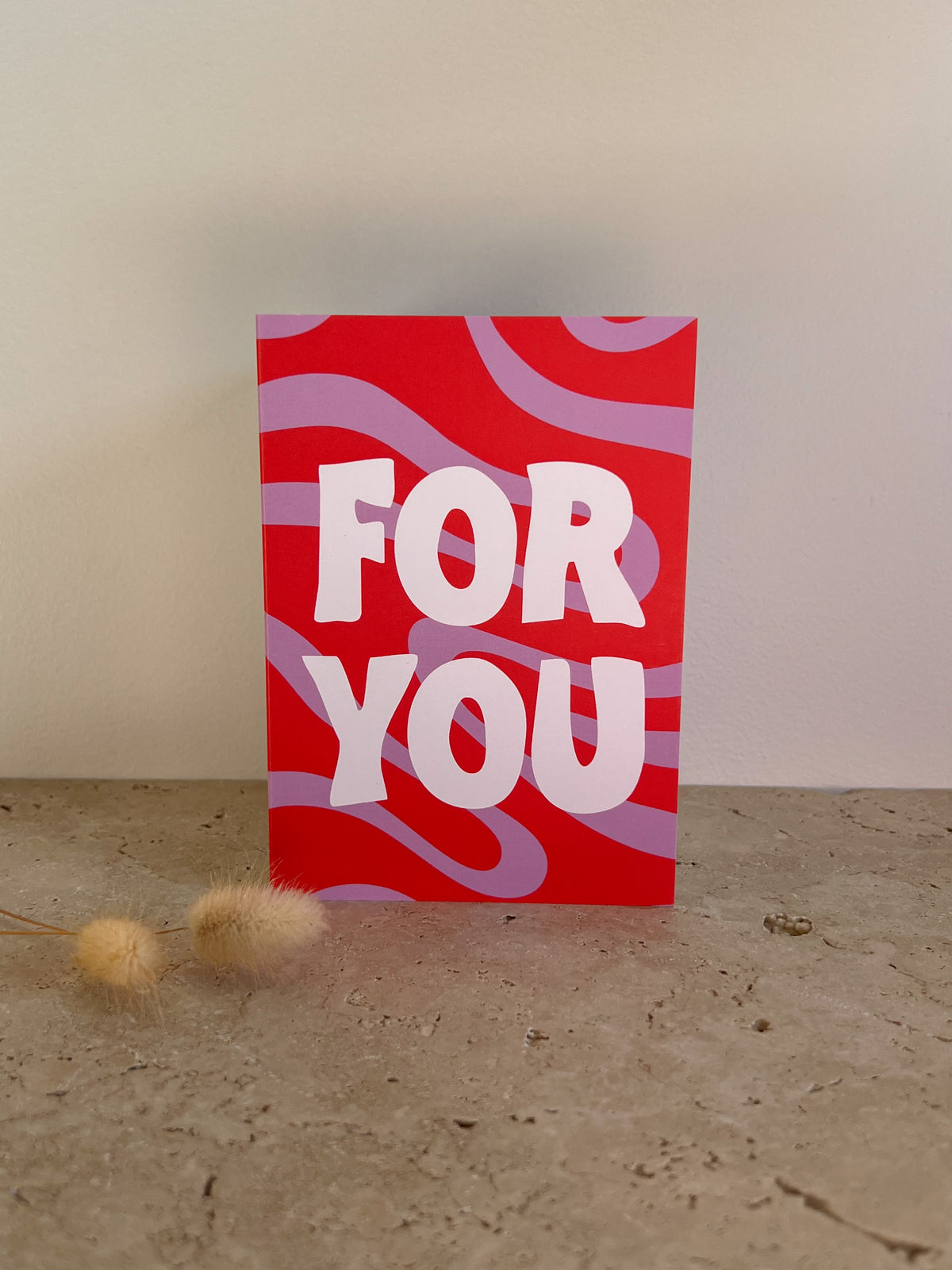 FOR YOU PREMIUM GREETING CARD | GROOVY CARD