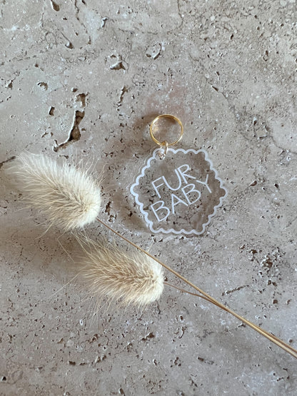 SCALLOP HEXAGON DOG TAG ~ ACCESSORY CHARM