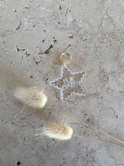 SCALLOP STAR DOG TAG ~ ACCESSORY CHARM