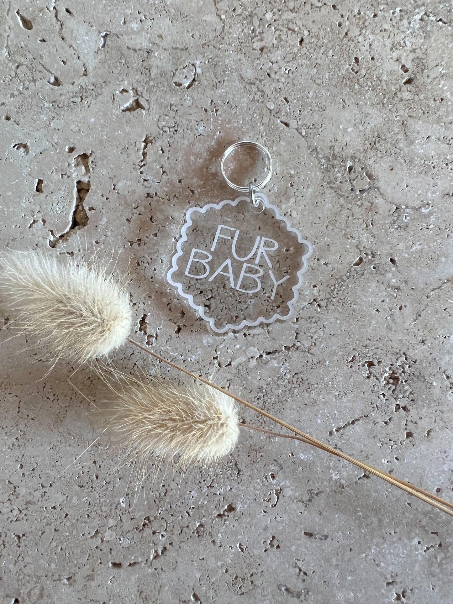 SCALLOP HEXAGON DOG TAG ~ ACCESSORY CHARM