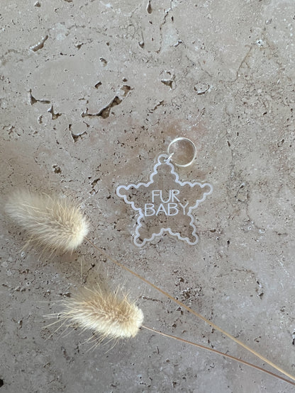 SCALLOP STAR DOG TAG ~ ACCESSORY CHARM
