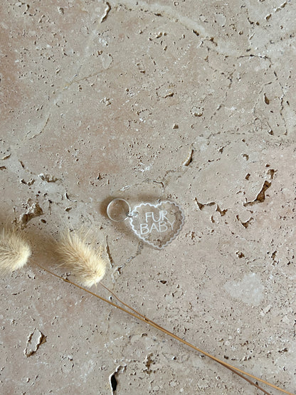 SCALLOP HEART DOG TAG ~ PET TAG ~ ACCESSORY CHARM