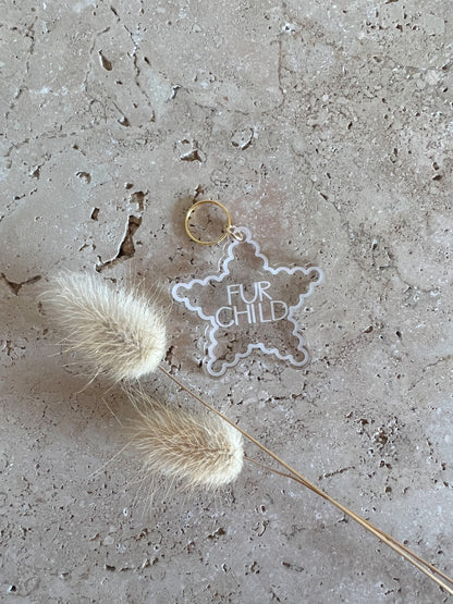 SCALLOP STAR DOG TAG ~ ACCESSORY CHARM