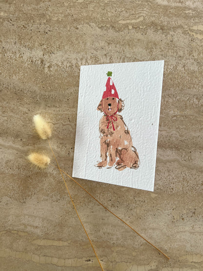 CHRISTMAS DOGS PLANTABLE GREETING CARDS