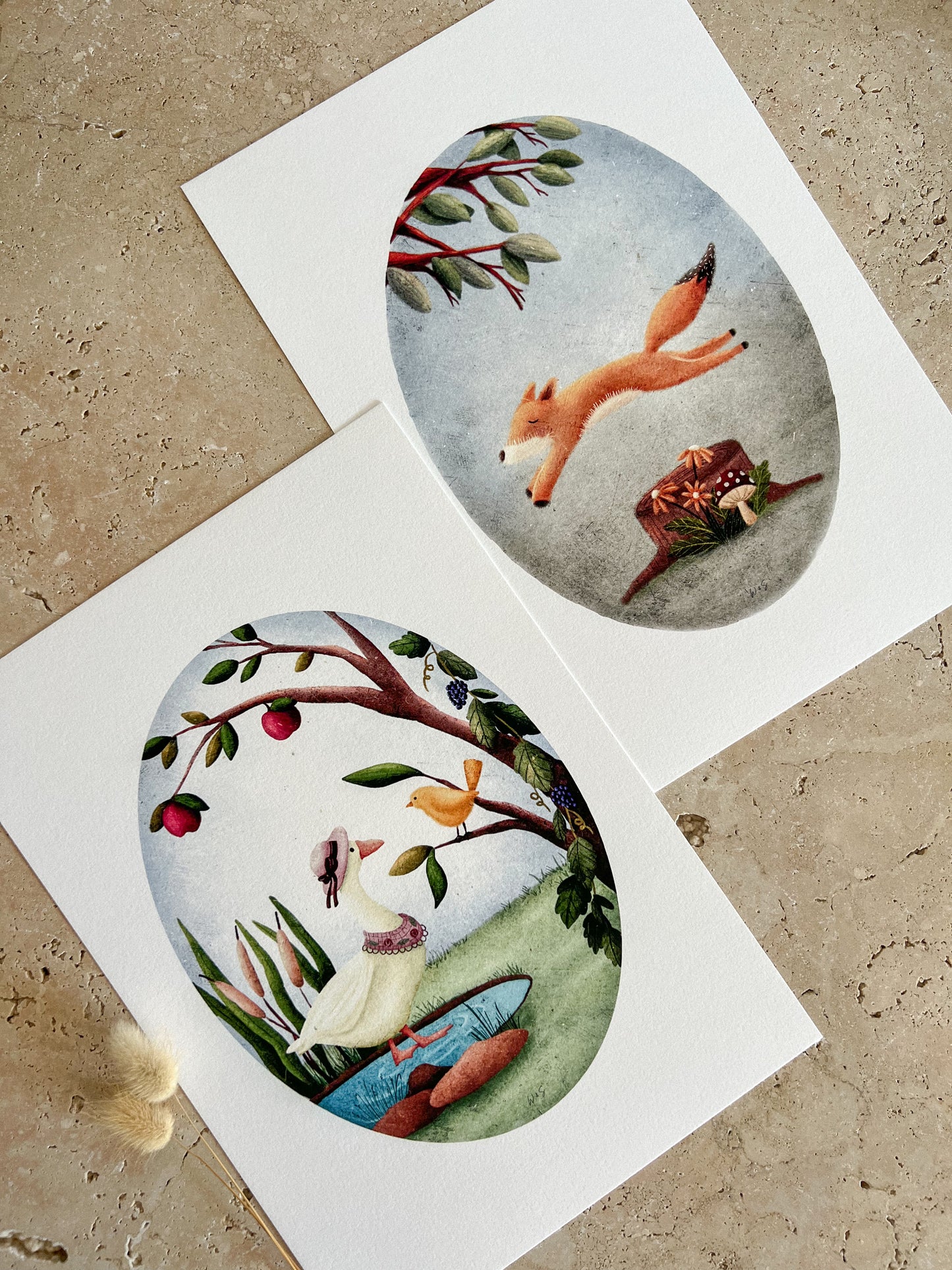 VINTAGE FOX & GOOSE PRINT COLLECTION