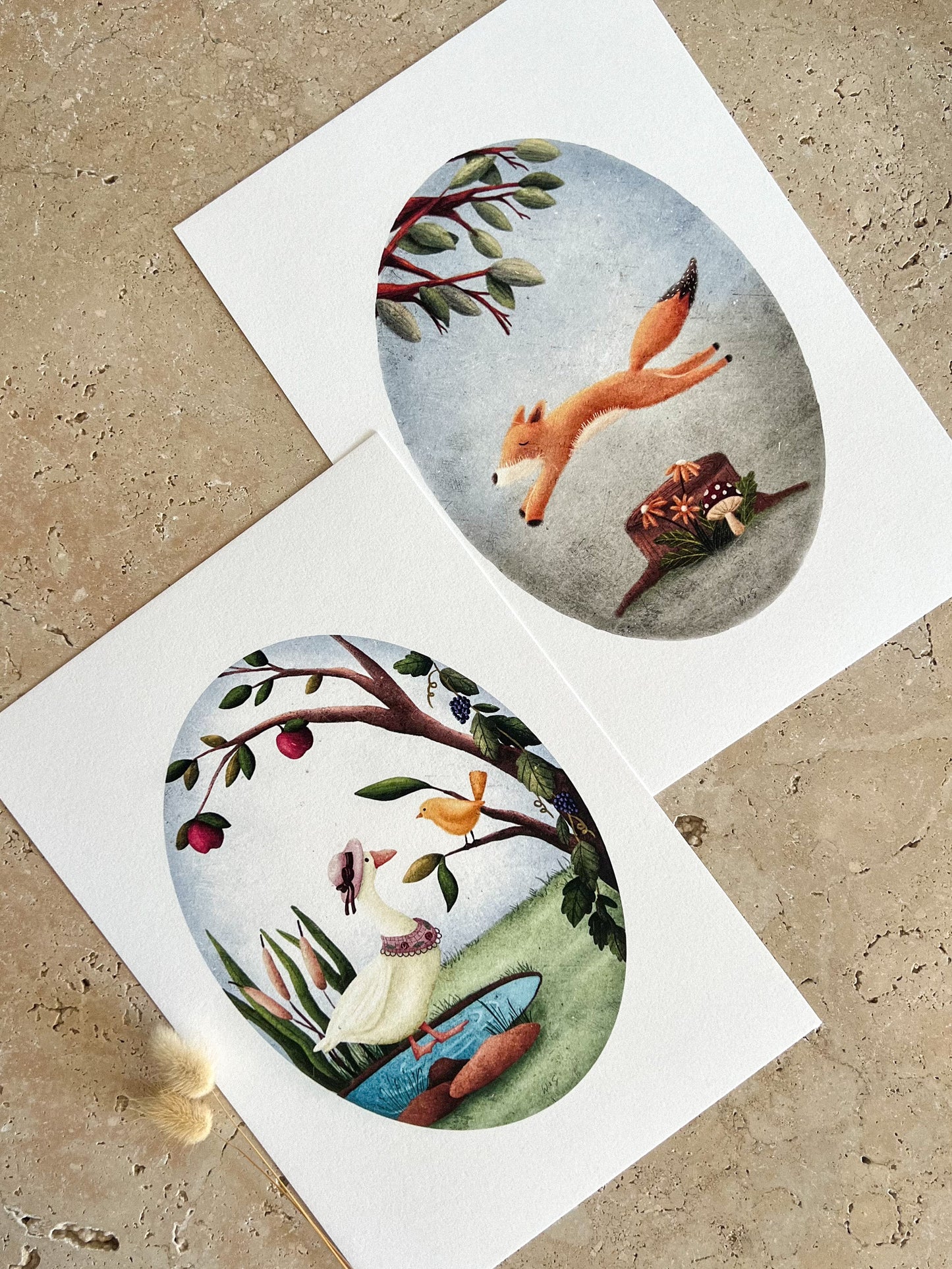 VINTAGE FOX & GOOSE PRINT COLLECTION