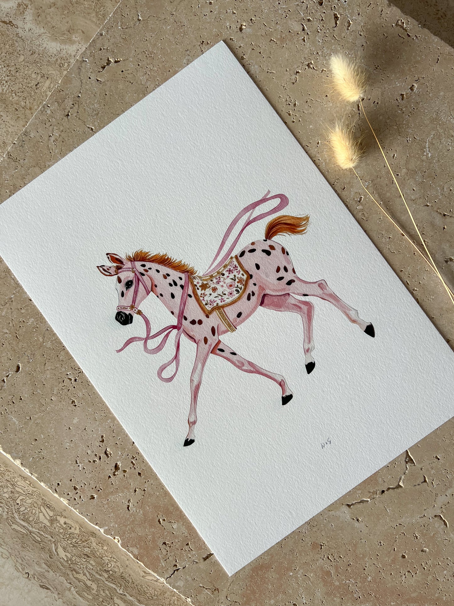 HORSE LITTLE BLUSH RODEO PRINT COLLECTION BY WILLOW AND SAGE CO