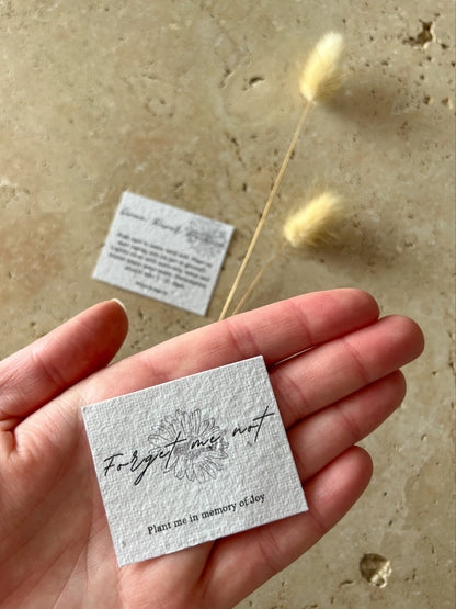 MEMORIAL PLANTABLE CARDS ~ CUSTOMISED