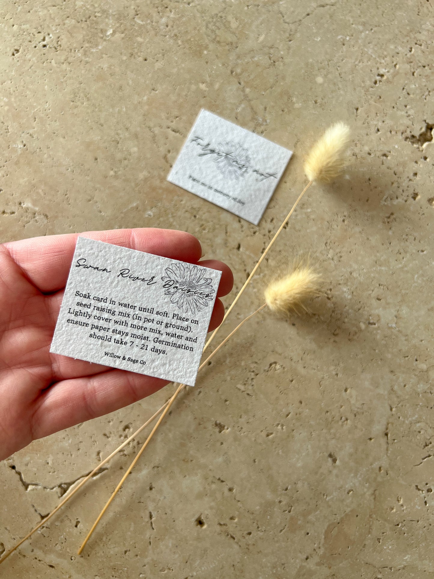 MEMORIAL PLANTABLE CARDS ~ CUSTOMISED