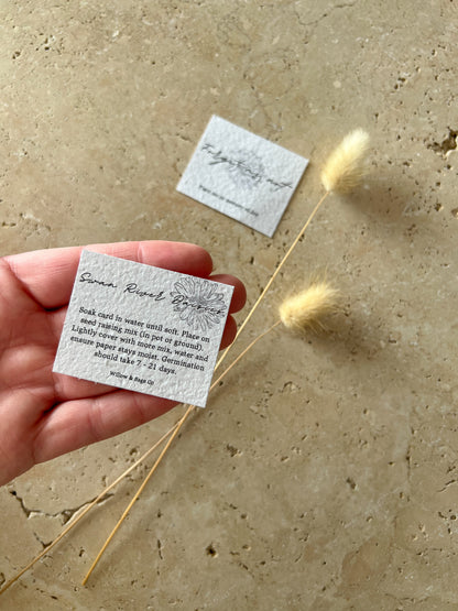 MEMORIAL PLANTABLE CARDS ~ CUSTOMISED