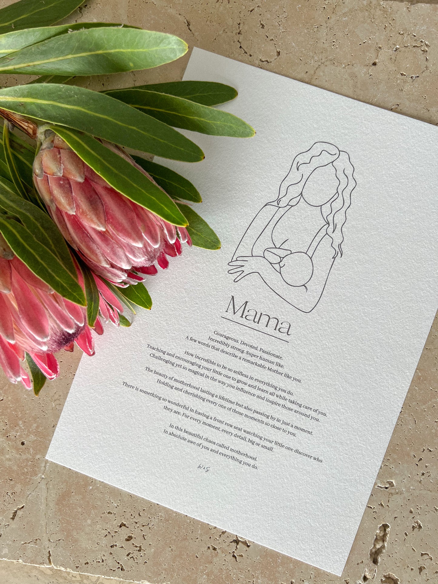 MAMA BREASTFEEDING PRINT