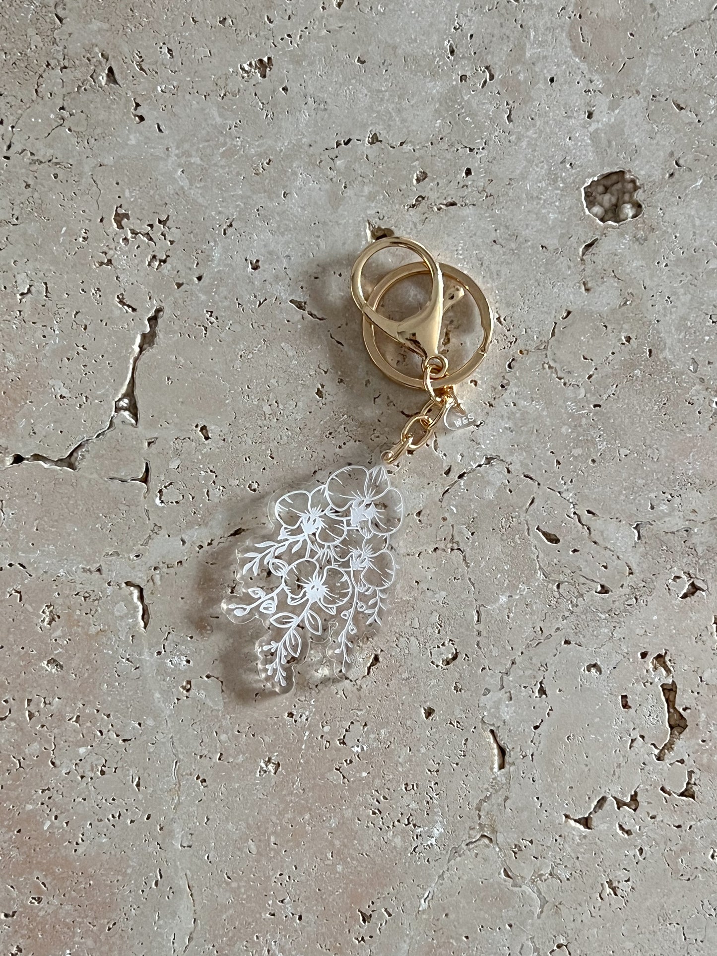 ORCHID KEYCHAIN