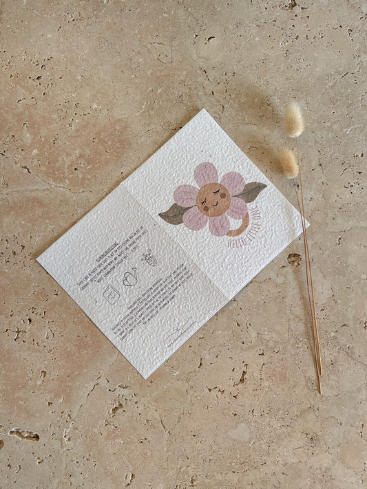 HELLO LITTLE ONE PLANTABLE GREETING CARD
