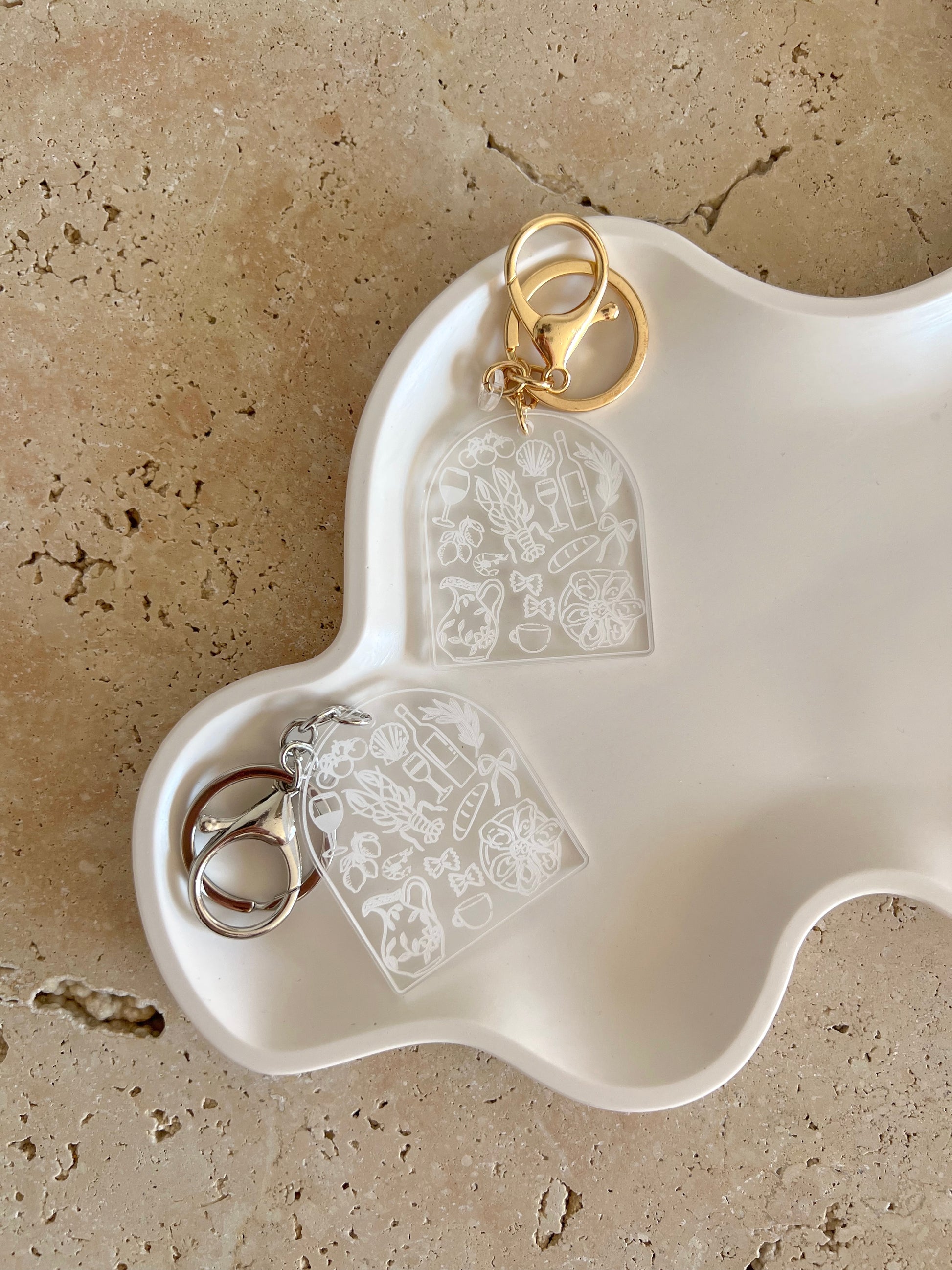 ITALIAN SUMMER KEYCHAIN BY WILLOW AND SAGE CO