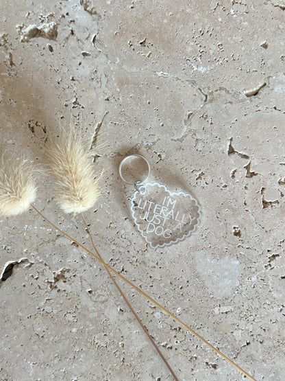 SCALLOP HEART DOG TAG ~ PET TAG ~ ACCESSORY CHARM