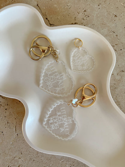 Literally Dog Themed Scalloped Heart Collection by Willow & Sage Co
