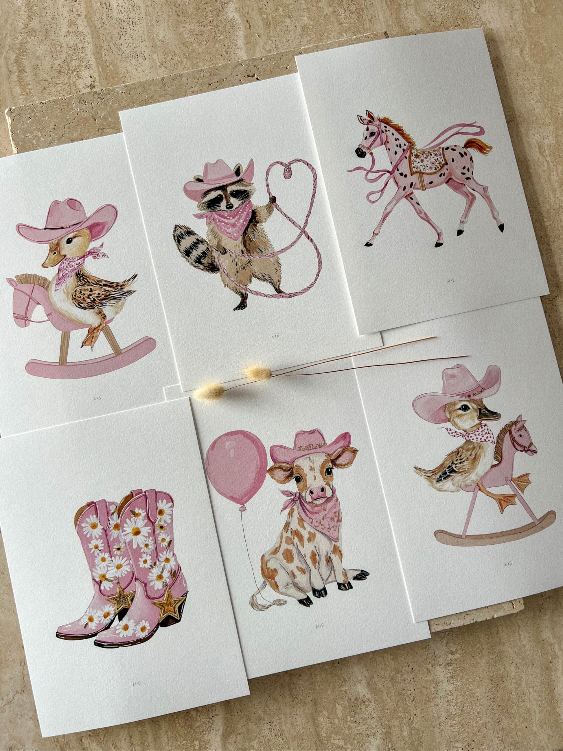 LITTLE BLUSH RODEO PRINT COLLECTION BY WILLOW AND SAGE CO