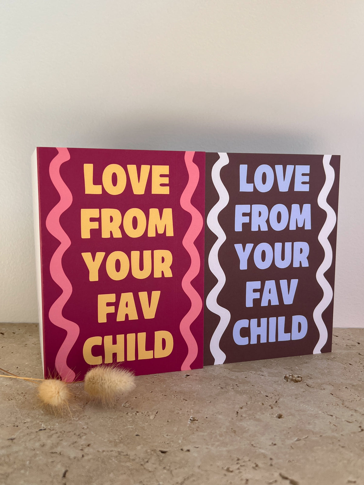 LOVE FROM YOUR FAV CHILD PREMIUM GREETING CARDS