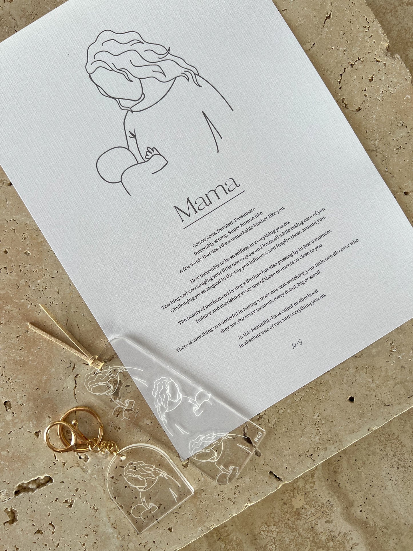 MAMA HOLDING BABY COLLECTION BY WILLOW AND SAGE CO