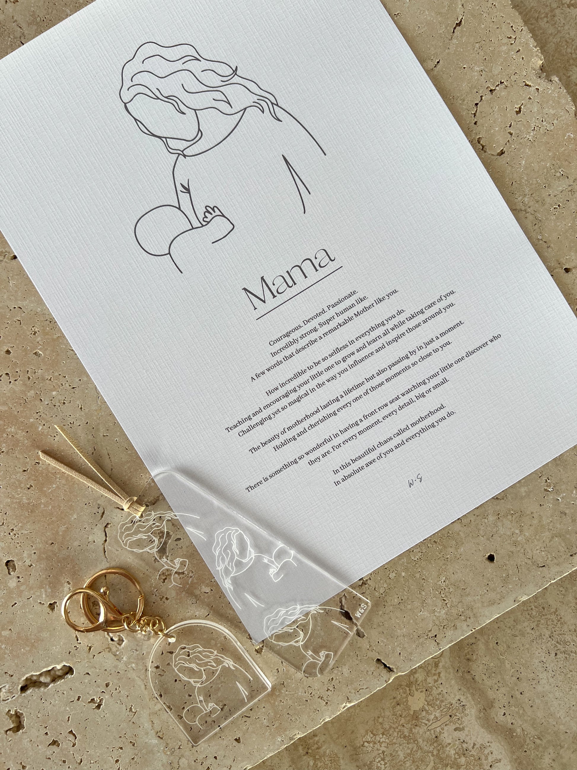 MAMA HOLDING BABY COLLECTION BY WILLOW AND SAGE CO