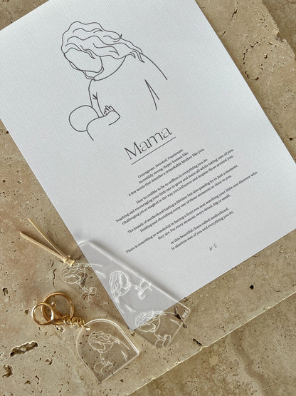 MAMA HOLDING BABY COLLECTION BY WILLOW AND SAGE CO